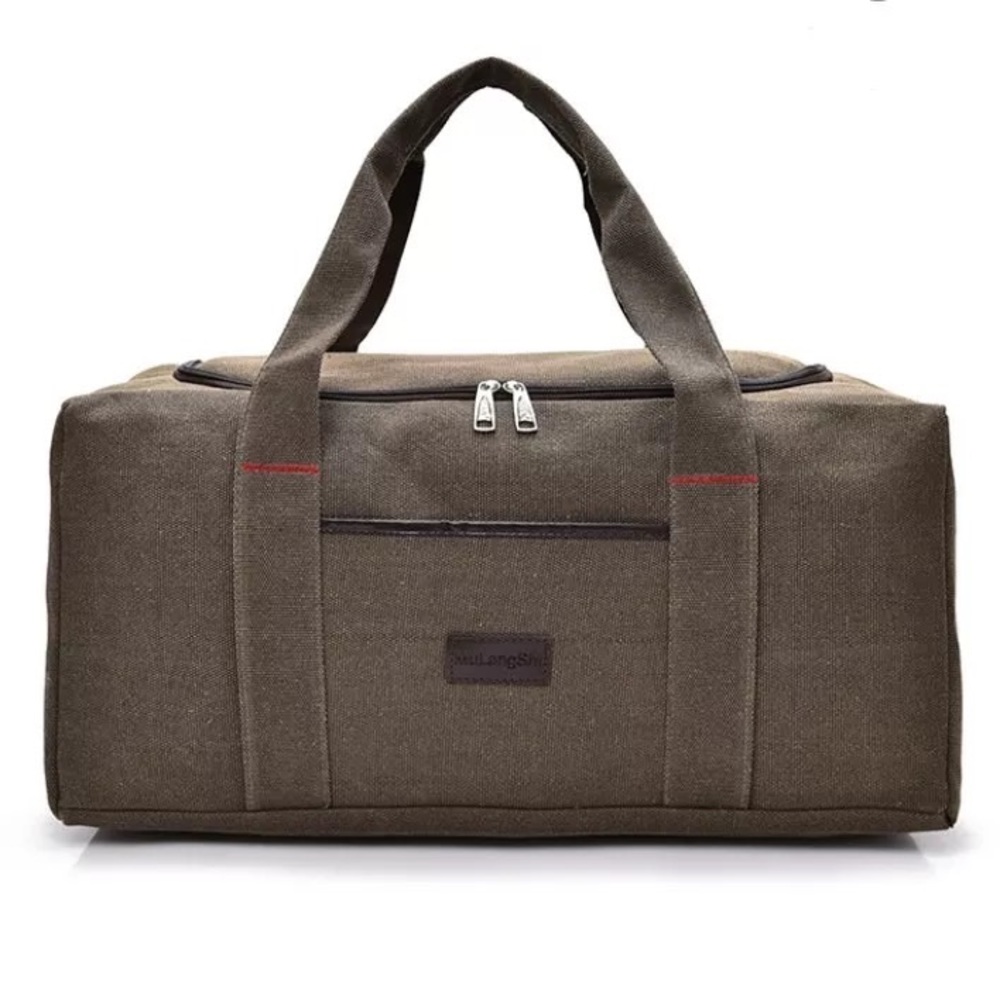 Military Canvas Duffle Gym Sports Travel Luggage Handbag Tote Shoulder Bag 22”